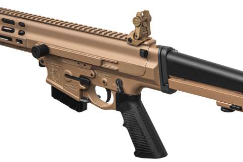 ММГ Карабін нарізний Robinson XCR-L 223REM 16" Gas Piston 1:7 Lightweight M-Lok FDE Массогабаритный макет