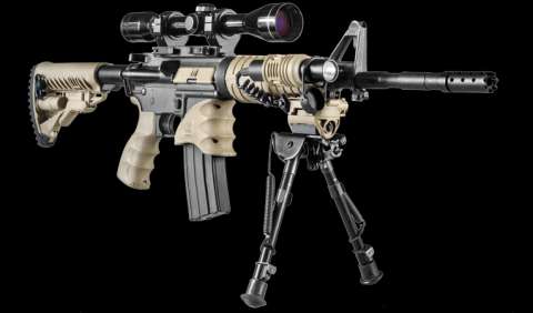 Адаптор для сошок Harris FAB, поворотний