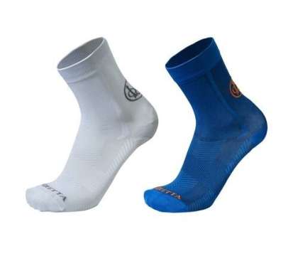 Шкарпетки Short Shooting "Beretta" (white&blue)