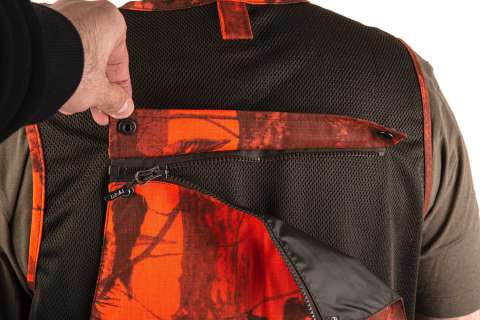 Жилет охотничий мужской  MAGUET-V "Hart"  оранж камо