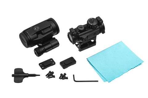 Комплект Sig Optics колiматор ROMEO-MSR 2 MOA RED DOT та магнiфер  JULIET3-MICRO 3X22MM