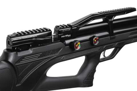 Пневматична Редукторна PCP гвинтівка  Aselkon MX10-S Black  кал. 4.5