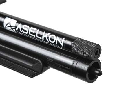 Пневматична Редукторна PCP гвинтівка  Aselkon MX10-S Black  кал. 4.5