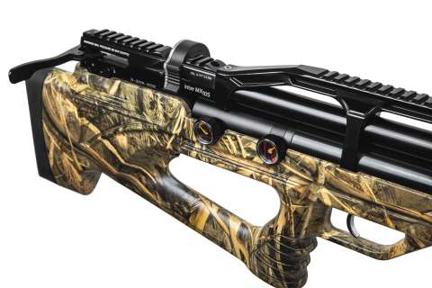 Пневматична Редукторна PCP гвинтівка  Aselkon MX10-S Camo Max 5  кал. 4.5