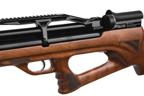 Пневматична Редукторна PCP гвинтівка  Aselkon MX10-S Wood  кал. 4.5 дерево