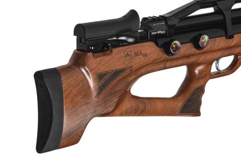 Пневматична Редукторна PCP гвинтівка  Aselkon MX10-S Wood  кал. 4.5 дерево