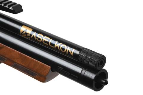 Пневматична Редукторна PCP гвинтівка  Aselkon MX10-S Wood  кал. 4.5 дерево