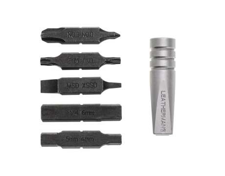 Перехідник-бітотримач LEATHERMAN на хрестову викрутку мультитула з бітами, сталевий