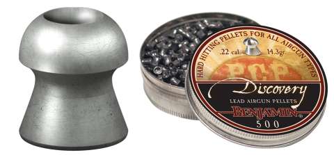 Кульки Benjamin Discovery 0.92 г, кал.22(5.5 мм), уп. 500 шт.