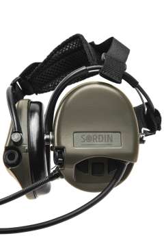 76332-06-S Навушники Sordin Supreme MIL CC Neckband Green PVC