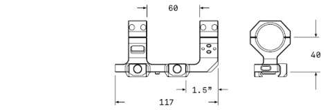Моноблок AUDERE Levitas Diam 30 H40