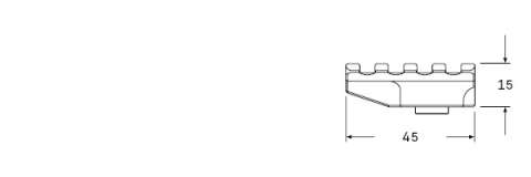 Планка AUDERE Adversus™ ScopeLink™ H15