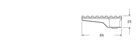 Планка AUDERE Adversus™ ScopeLink™ H25