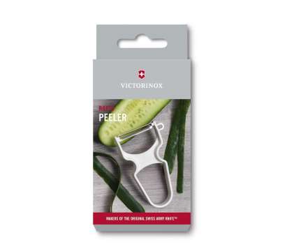 Овочечистка Victorinox RAPID, біла, гладка одностороння РК