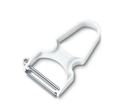 Овочечистка Victorinox RAPID, біла, двостороння серейторна РК