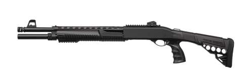 ATROX Tactic Plus Black Telescopic Stock 12/47 см Рушниця гладкоствольна Huglu 7+1