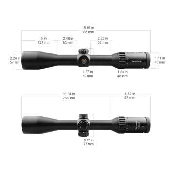 Приціл оптичний Vector Optics Continental 1.5-9x42 (30 mm) illum. SFP