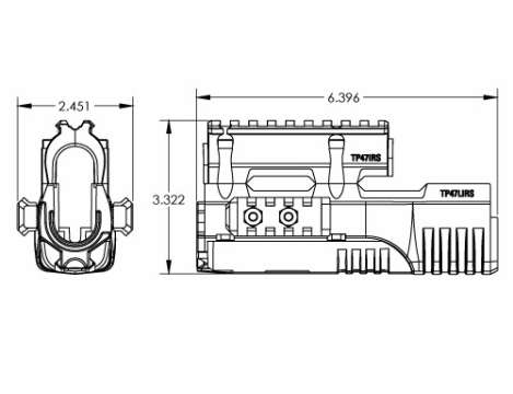 Цівка пластикова до АК-47 MFT Tekko з планкою Picatinny
