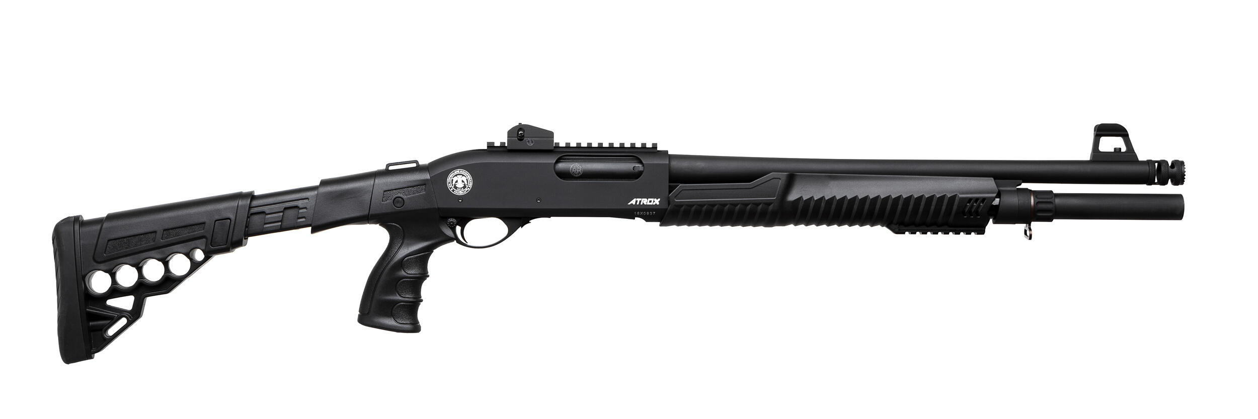 ММГ Ружье охотничье Huglu ATROX Tactic Black telescopic Stock кал.12/46см Массогабаритный макет