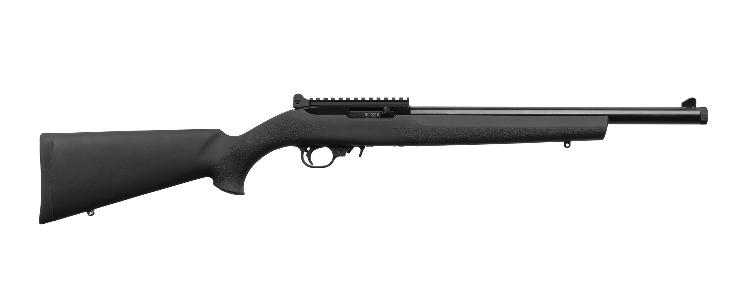 ММГ Карабин охотничий RUGER 10/22® Carbine Black Hogue OverMolded кал. 22LR Массогабаритный макет