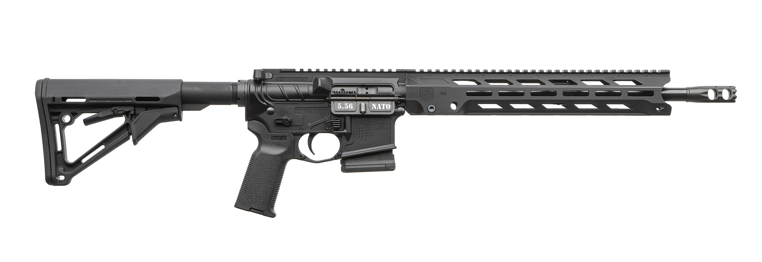 Карабин нарезной Diamondback DB15 OBSIDIAN кал. 223/5.56 BLACK AMBI CONTROL 14,5"