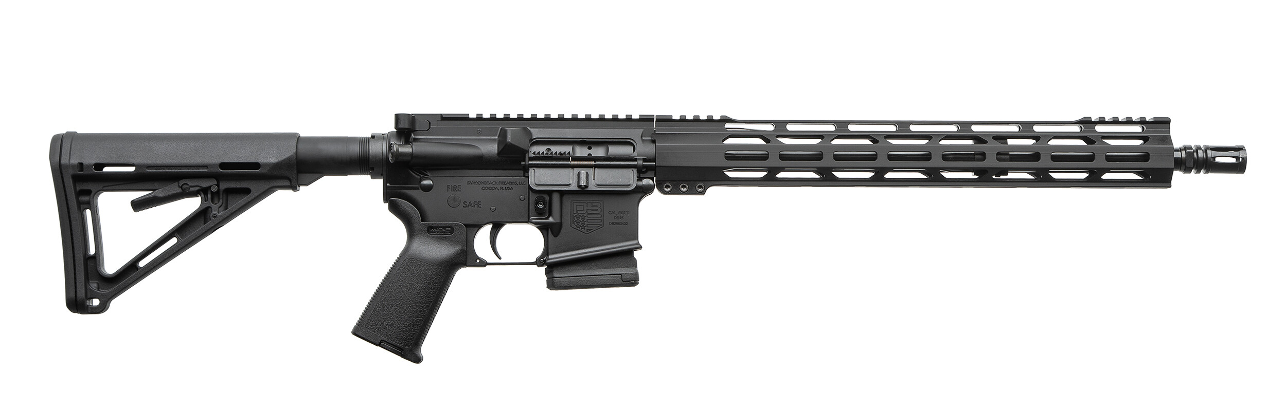 Карабин нарезной Diamondback DB15 BLACK кал.223 REM 16'' M-LOK Mid-length