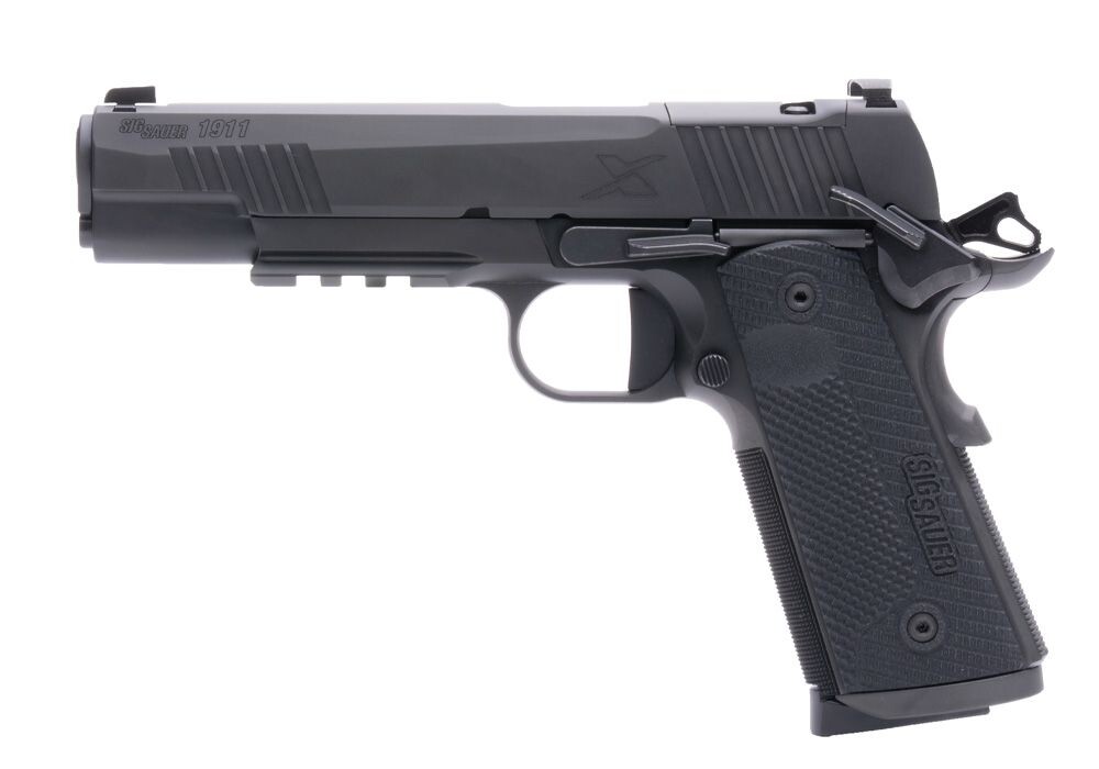 Пистолет спортивный Sig Sauer 1911, 45 AUTO, 5IN, X-SERIES, BLK, G10, (2) 8RD STEEL MAG, OR