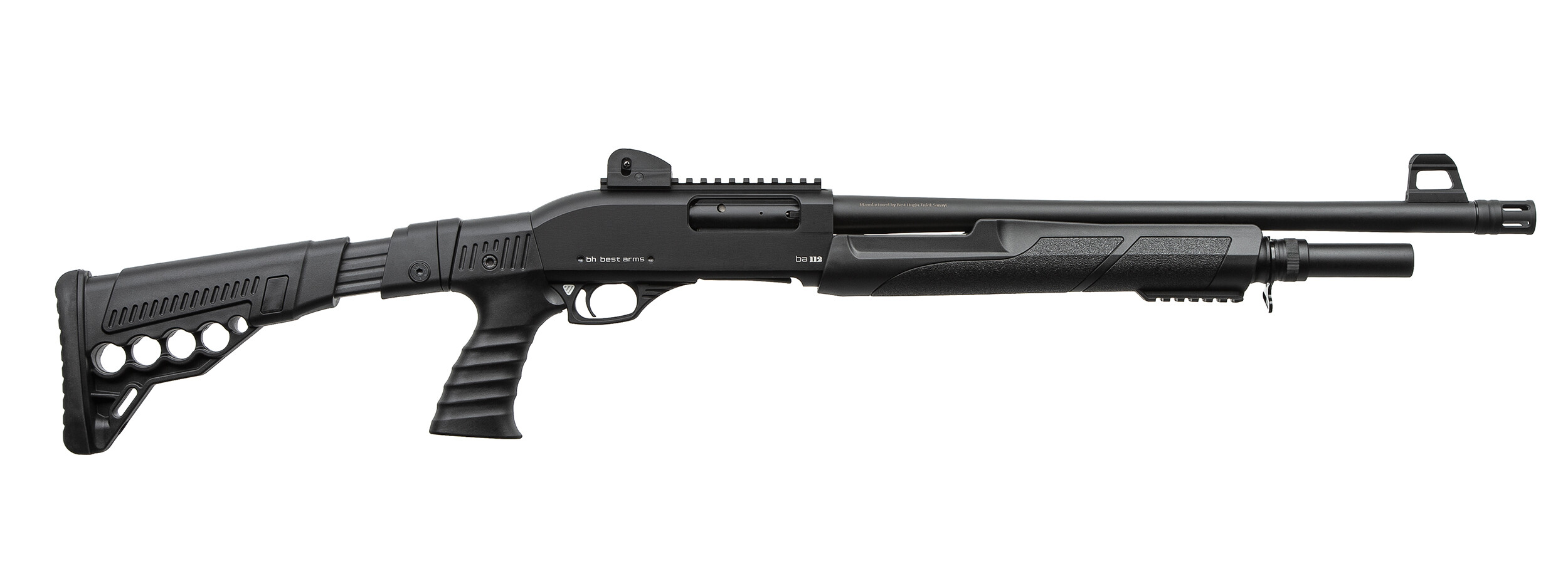 Ружье охотничье BESTHUGLU BA112 TELESCOPIC BLACK, кал. 12, 18,5"