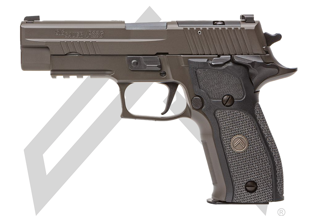 Пистолет спортивный Sig Sauer P226 9MM, 4.4IN, LEGION GRAY, BLACK G10, (3) 15RD STEEL MAG, OR