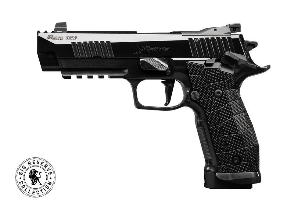 Пистолет спортивный Sig Sauer P226, 9MM, 4.4IN, RESERVE, SAO, X-RAY 3, AL GRIP, (3) 20RD, COMP, OR