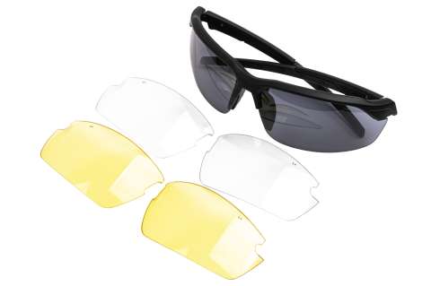 Окуляри тактичні Leupold Tracer з оправою чорного кольору та сірими лінзами