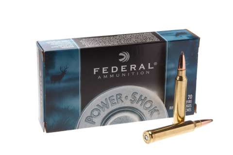 Патрон нарізний Federal, Power shok, 300 Win Mag, JSP, пуля 180GR (11,66 г)