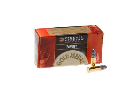 Патрон нарізний Federal Premium Gold Medal, 22LR, LRN, 40GR (2,59 г)