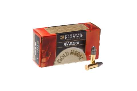Патрон нарізний Federal Premium Gold Medal, 22LR, LRN, 40GR (2,59 г)