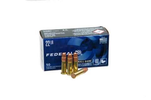 Патрон нарізний Federal Game-Shok 22LR Cooper Plated Solid 2,59гр (40GR)