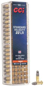 Патрон нарізний CCI Standart Velocity 22LR, LRN 40GR (2,6 г)