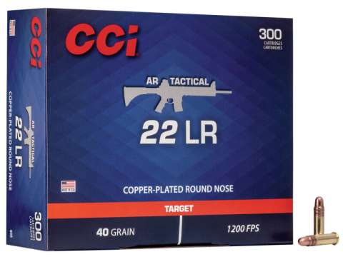 Патрон нарізний CCI, 22LR, AR Tactical CPRN 40GR (2,59 г)