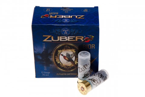 Набої  мисливські Zuber Bior (Б/К) k.12/12/70, №7, 30 г