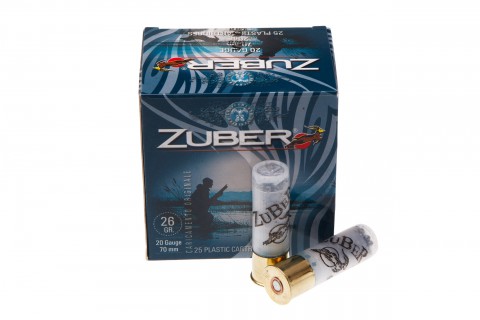 Набої  мисливські Zuber, k.20/16/70, №5, 26 г