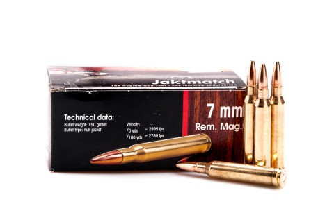 Патрон нарізний Norma Jaktmatch 7mm Rem Mag FMJ, 9.7 г (150 Gr)