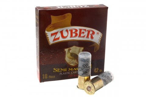 Набої мисливські Zuber k.12/23/70, №0, 42 г