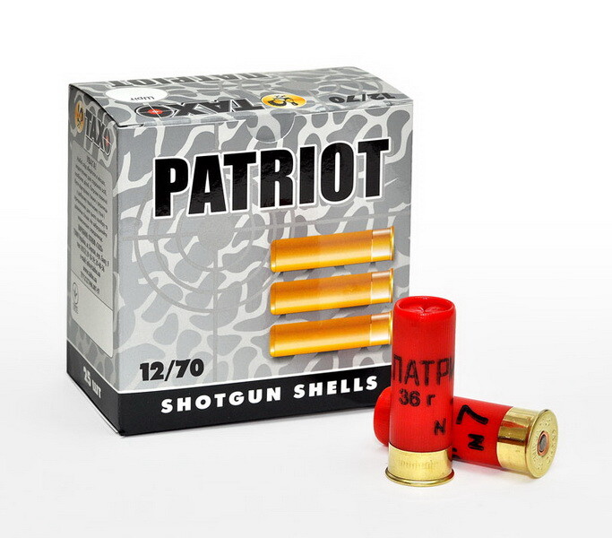 Патрон гладкоствольный Тахо "Патриот" кал.12 №0