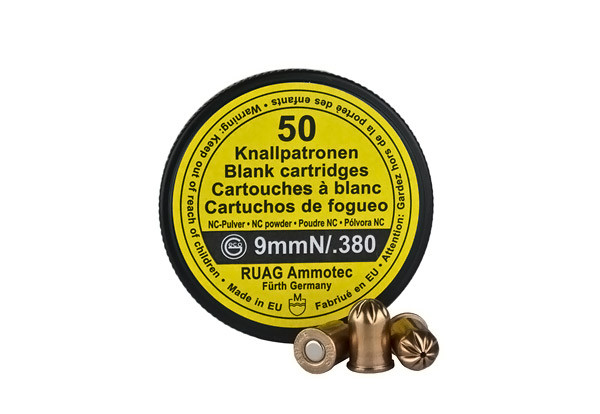 Патрон холостой GECO Blank Cartridges к.9мм