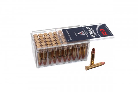 Патрон нарізний CCI Maxi-Mag AMMO 22WMR JHP 40GR  (2,6 г)