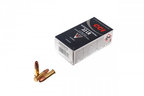 Патрон нарізний CCI 22LR Subsonic Segmented, пуля CPSHP 40GR (2,59 г)