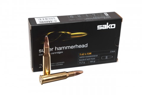 Патрон нарізний Sako Super Hammerhead SP кал.7.62 х 53R 11,7 Gr