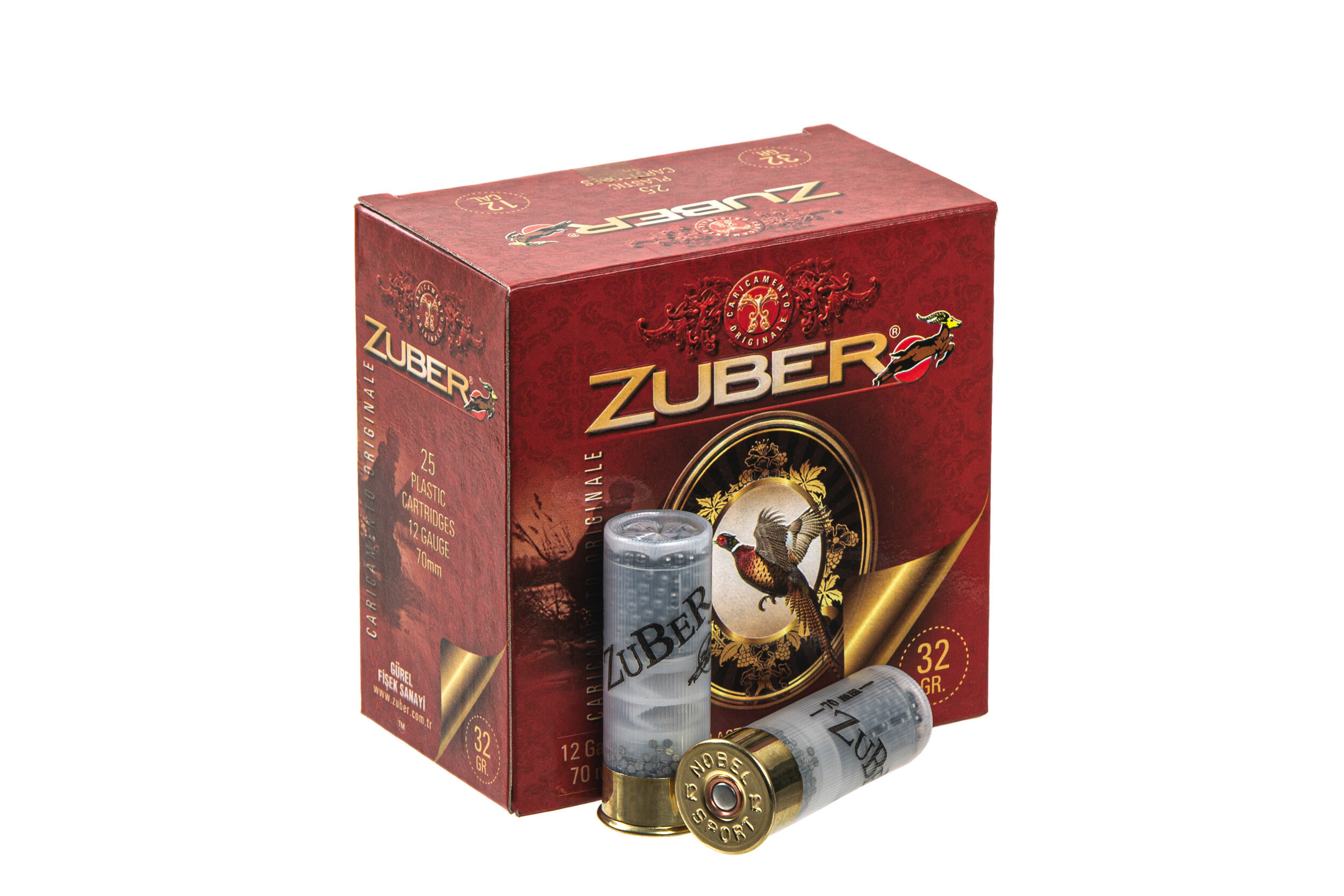 Патрон охотничий Zuber Power №7 (2,5 мм) 32g k.12/12/70 25шт./250шт