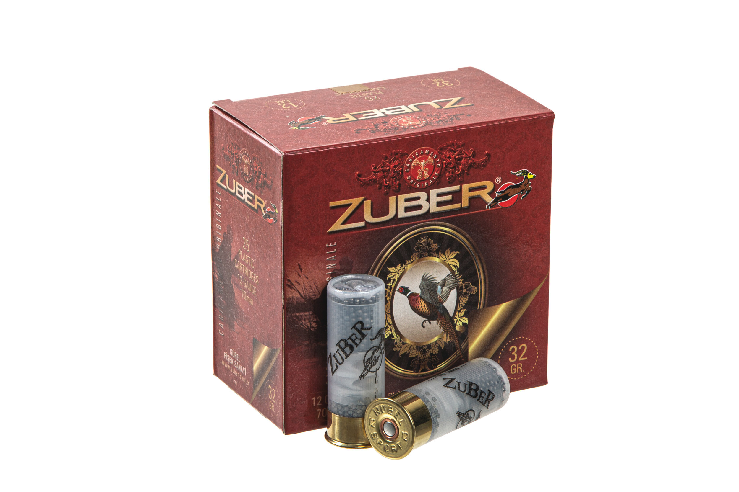 Патрон охотничий Zuber Power №9 (2 мм) 32g k.12/12/70 25шт./250шт