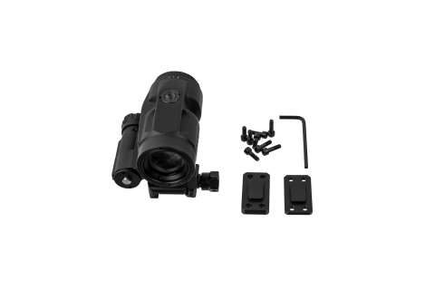 Збільшувач Sig Optics 3Х JULIET3-MICRO 3X22MM, PUSH-BUTTON MOUNT WITH SPACERS, BLACK