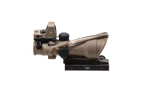 Комплект TRIJICON приціл ACOG 4x32 BAC і приціл коліматорний RMR 3.25 МОА FDE